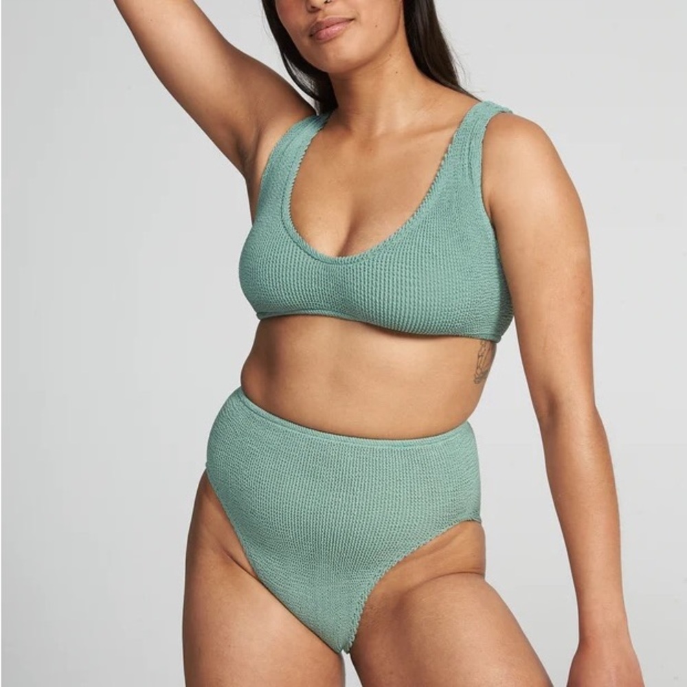 You swim Eva high waisted in sage